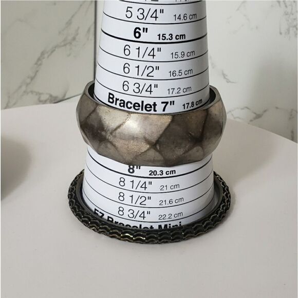 LOT OF 3 Metal Bronze Bangle Bracelets Unique Variety - Picture 7 of 7